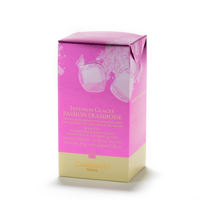 Infusion glacée Passion Framboise 6 sachets cristal