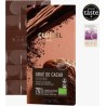 Tablette chocolat noir 72% au grué de cacao Cluizel