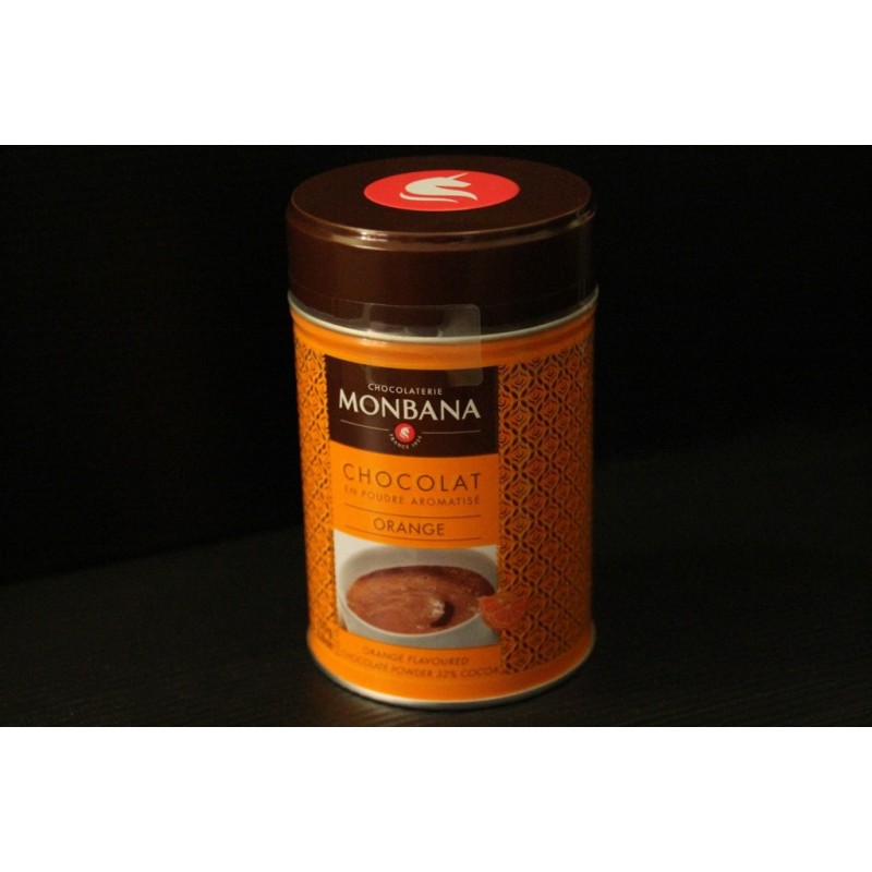 cacao en poudre aromatisé orange