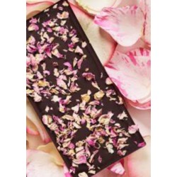 Tablette chocolat noir Rose Mazet