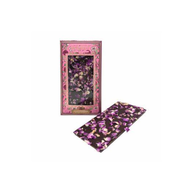 Tablette chocolat noir Rose Mazet