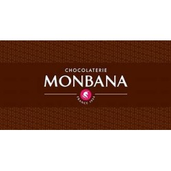 50 Carrés Chocolat noir aux éclats de cacao Monbana