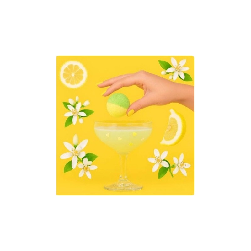 Bombe à cocktail cédrat et fleur d'oranger sans alcool (39g)