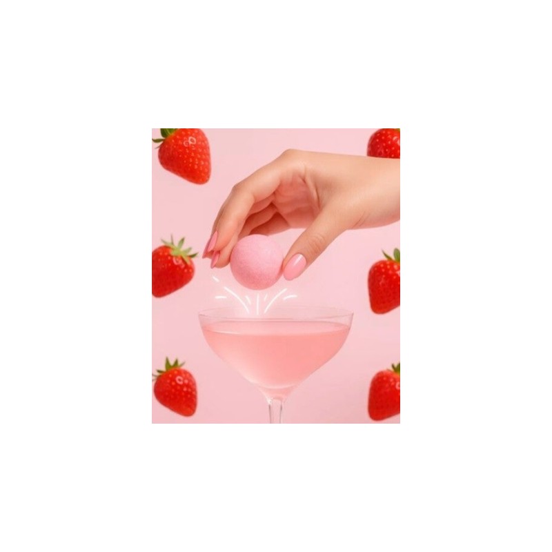 Bombe à cocktail fraises des bois sans alcool (39g)