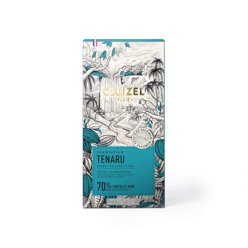 Tablette Chocolat Noir TENARU cacao 70%